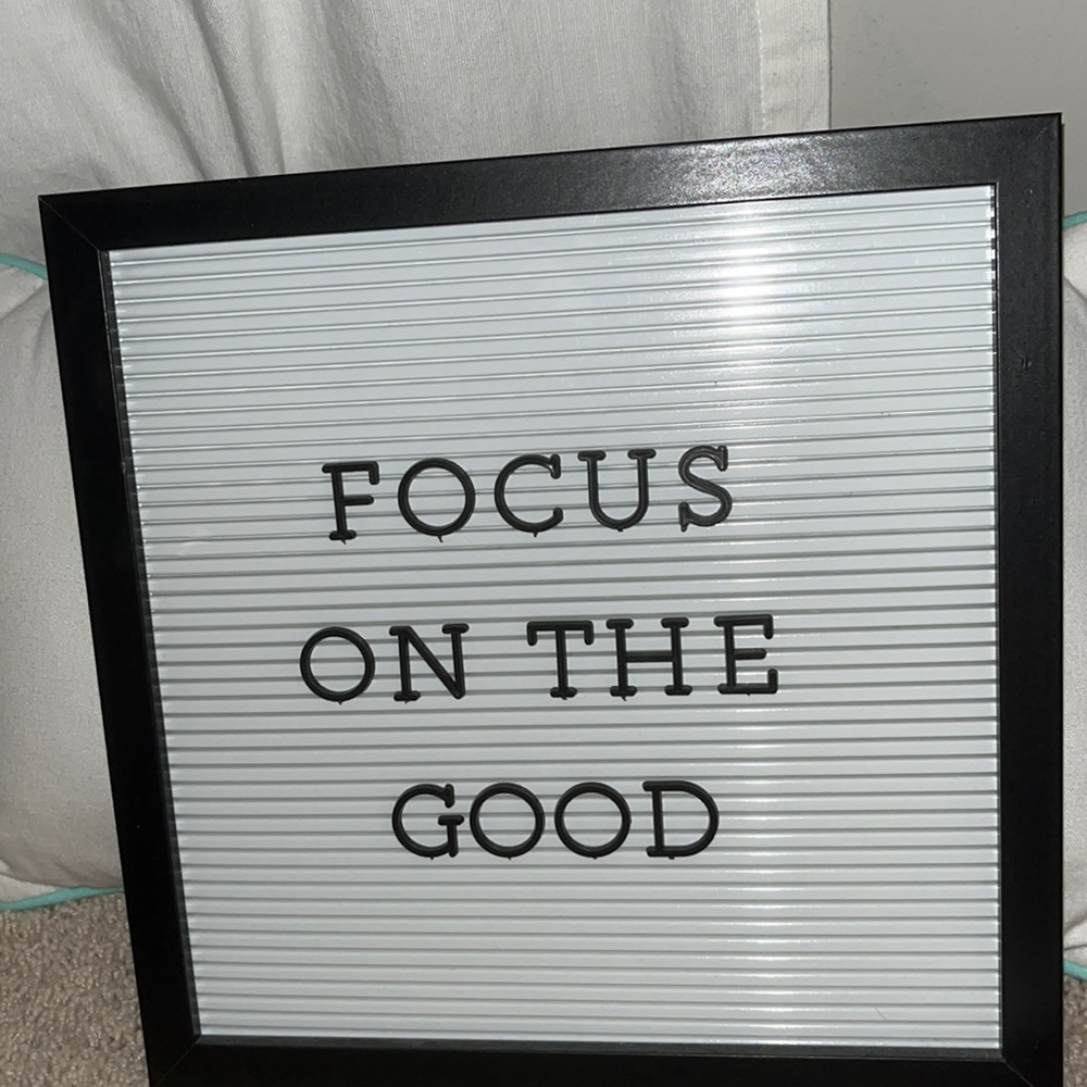 Letter board sign